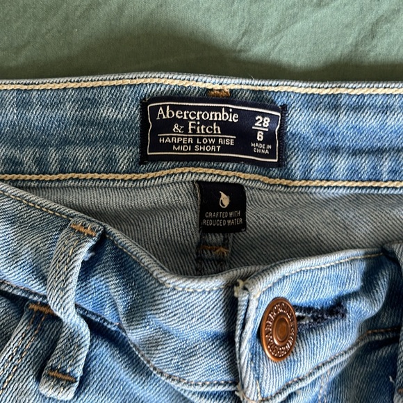 A&F Denim Shorts - Picture 2 of 3